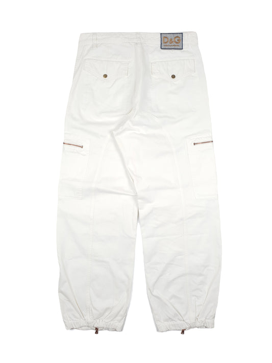 Dolce Gabbana Cargo Pants white