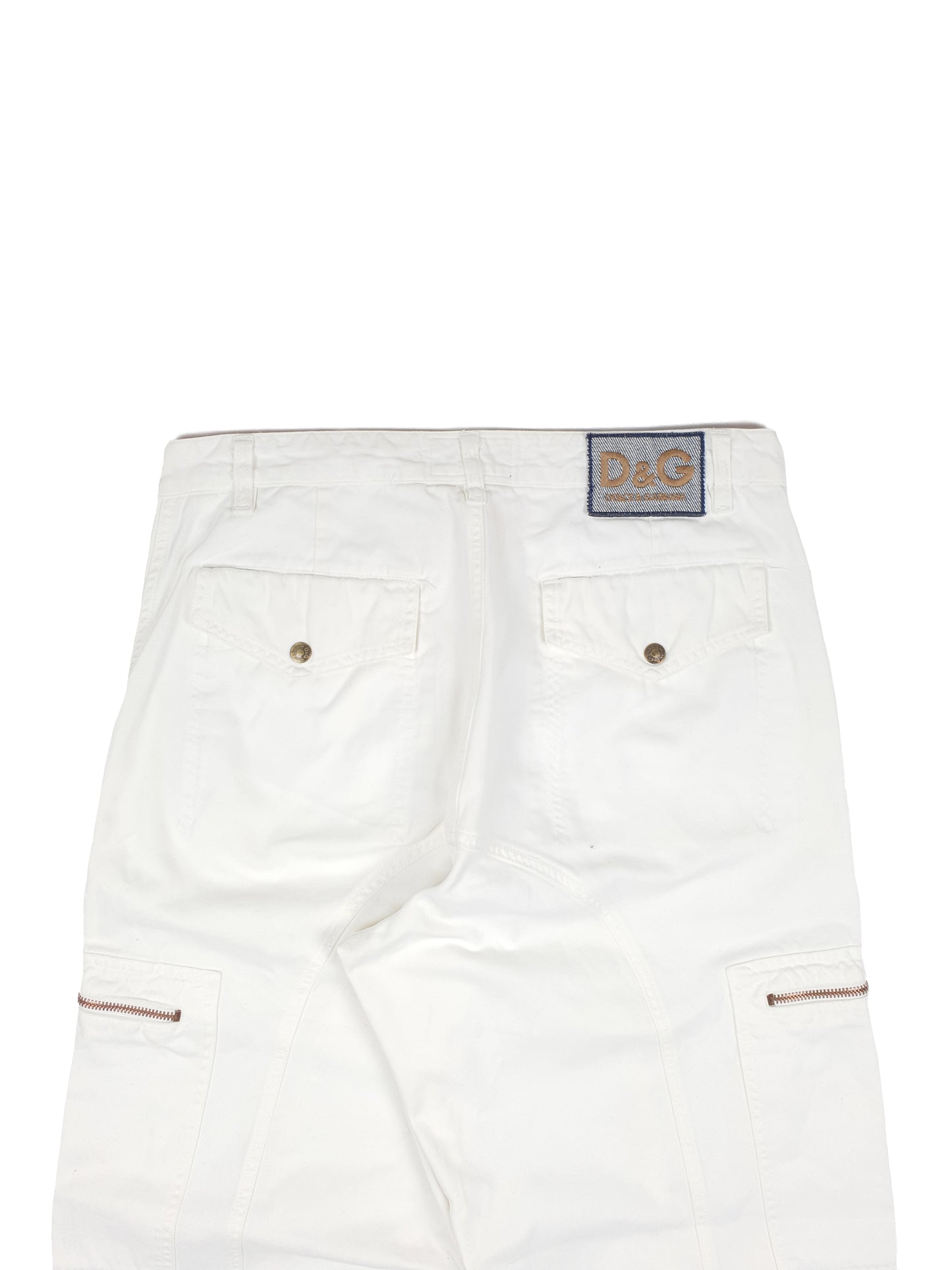 Dolce Gabbana Cargo Pants white