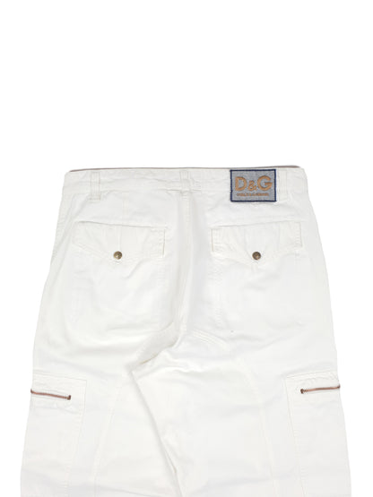 Dolce Gabbana Cargo Pants white