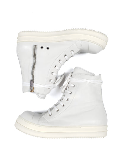 Rick Owens Mainline Ramones Milk Sneakers