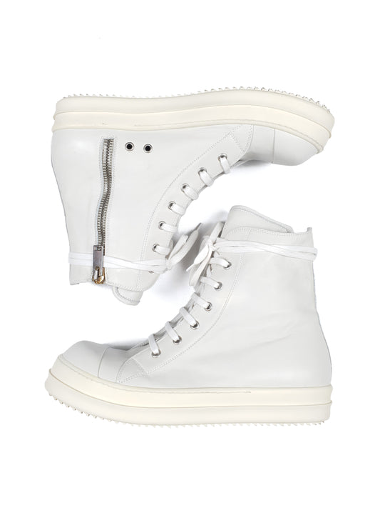 Rick Owens Mainline Ramones Milk Sneakers