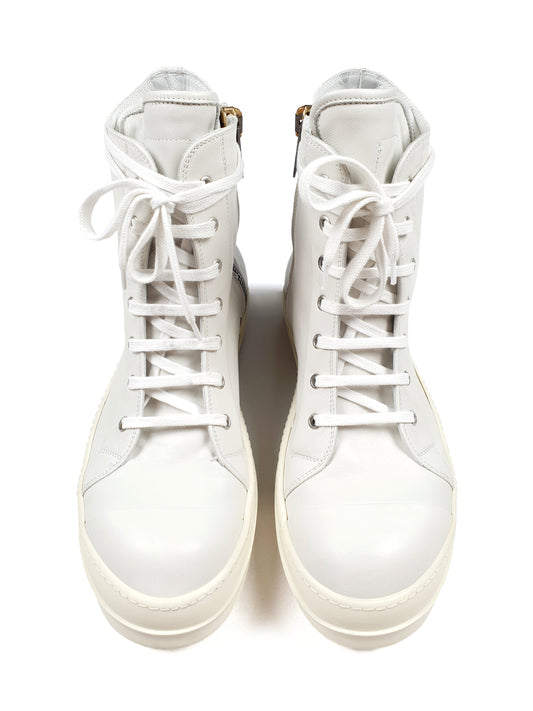 Rick Owens Mainline Ramones Milk Sneakers