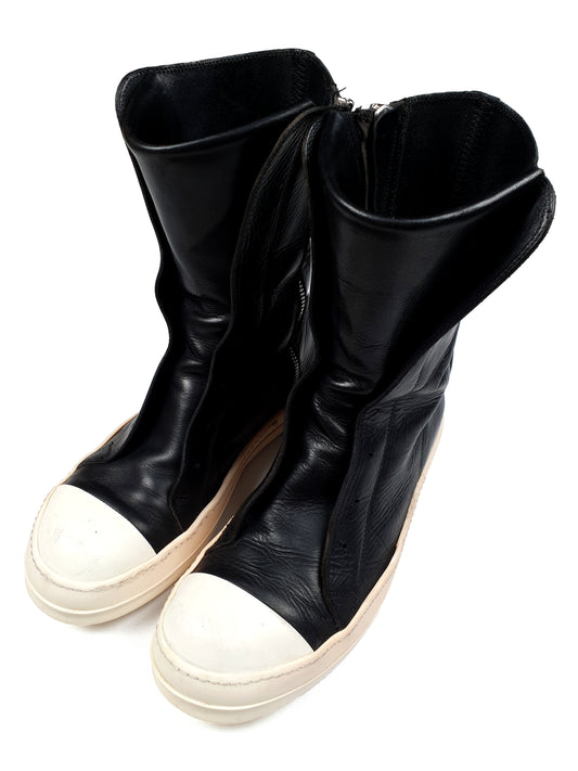 Rick Owens Laceless Ramones Sneakers High