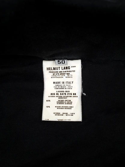 Helmut Lang Jeans AW99 Hooded Military Parka black