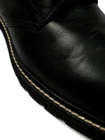 Maison Margiela AW17 Contrast-Lace Combat Boots