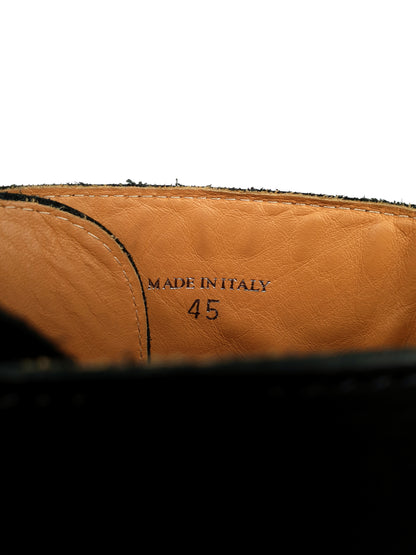 Maison Margiela AW17 Contrast-Lace Combat Boots