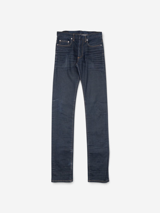 Dior Homme Raw Selvedge Denim Jeans – front view