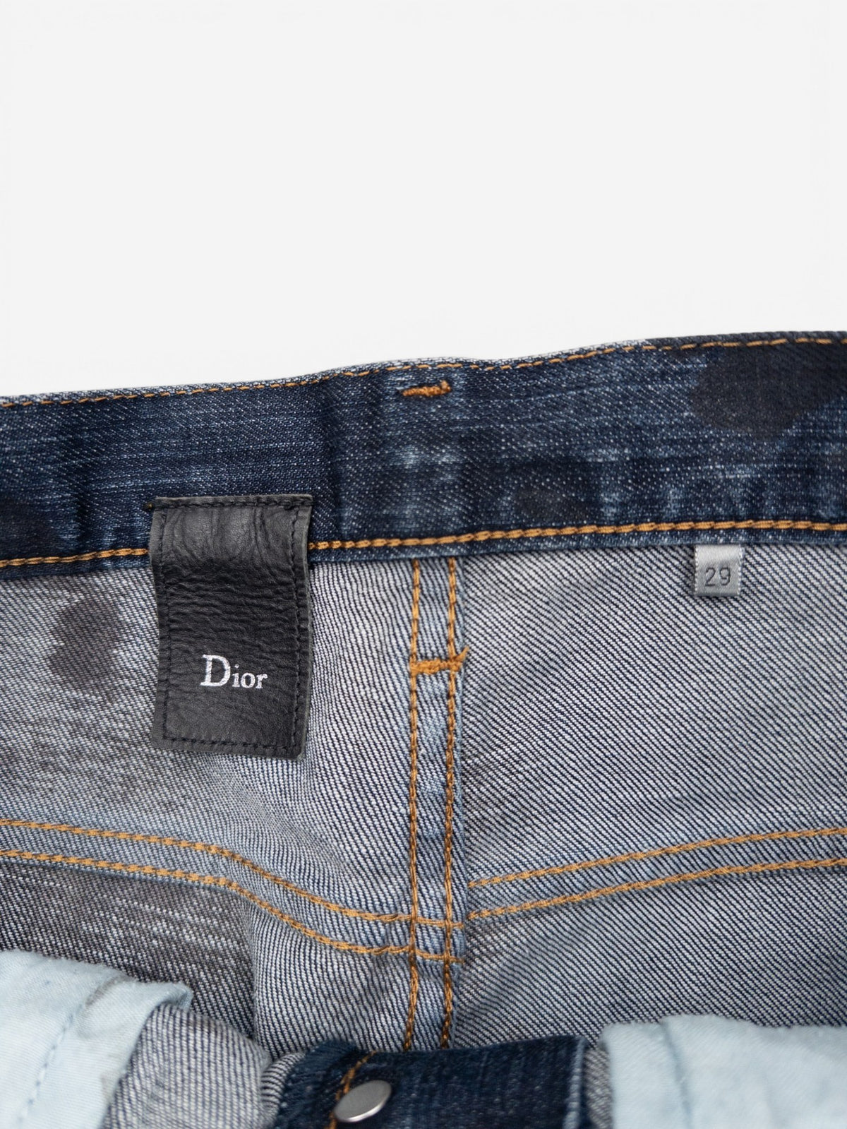 Dior Homme Raw Selvedge Denim Jeans – view 3