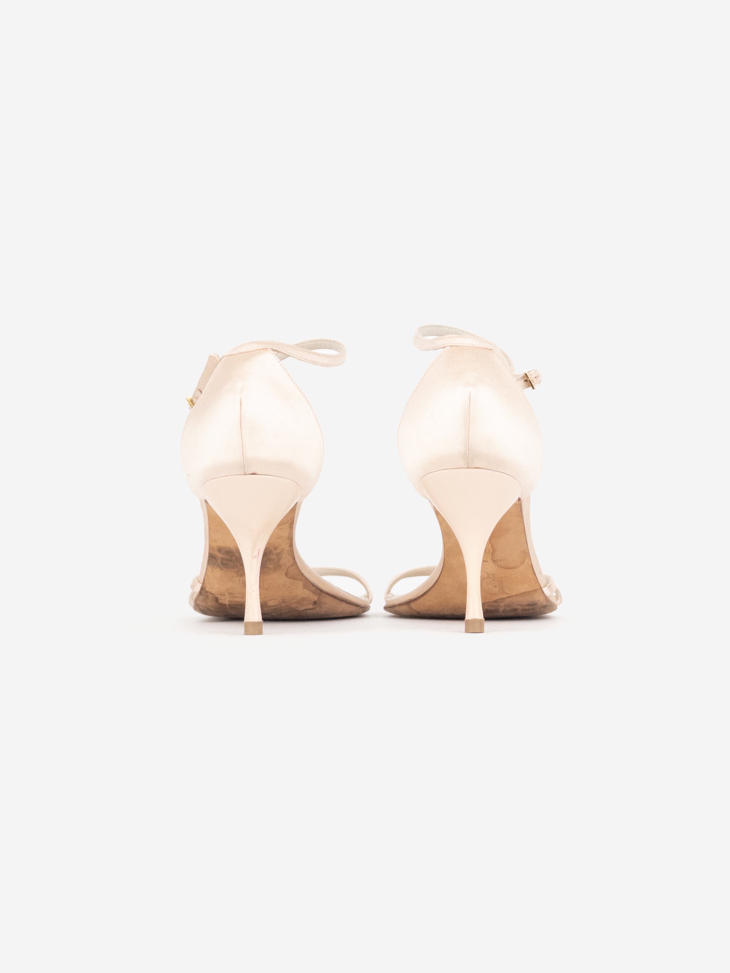 Dior by Galliano SS04 Logo Charm Sandal Heels
