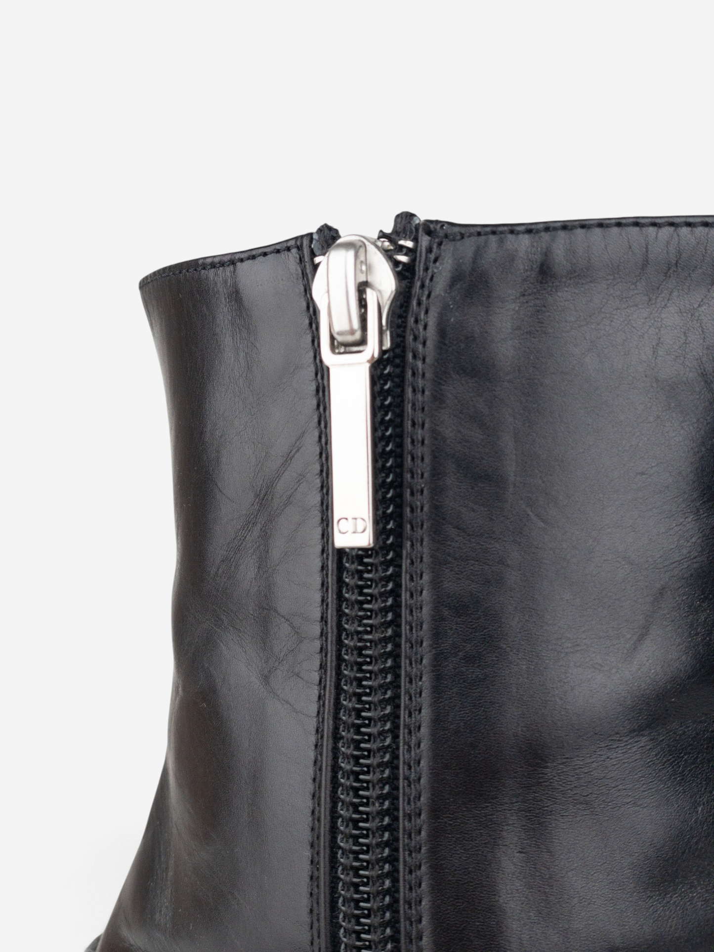 Prada 2000s Pointed-Toe Western Ankle Heel Boots – product view 7