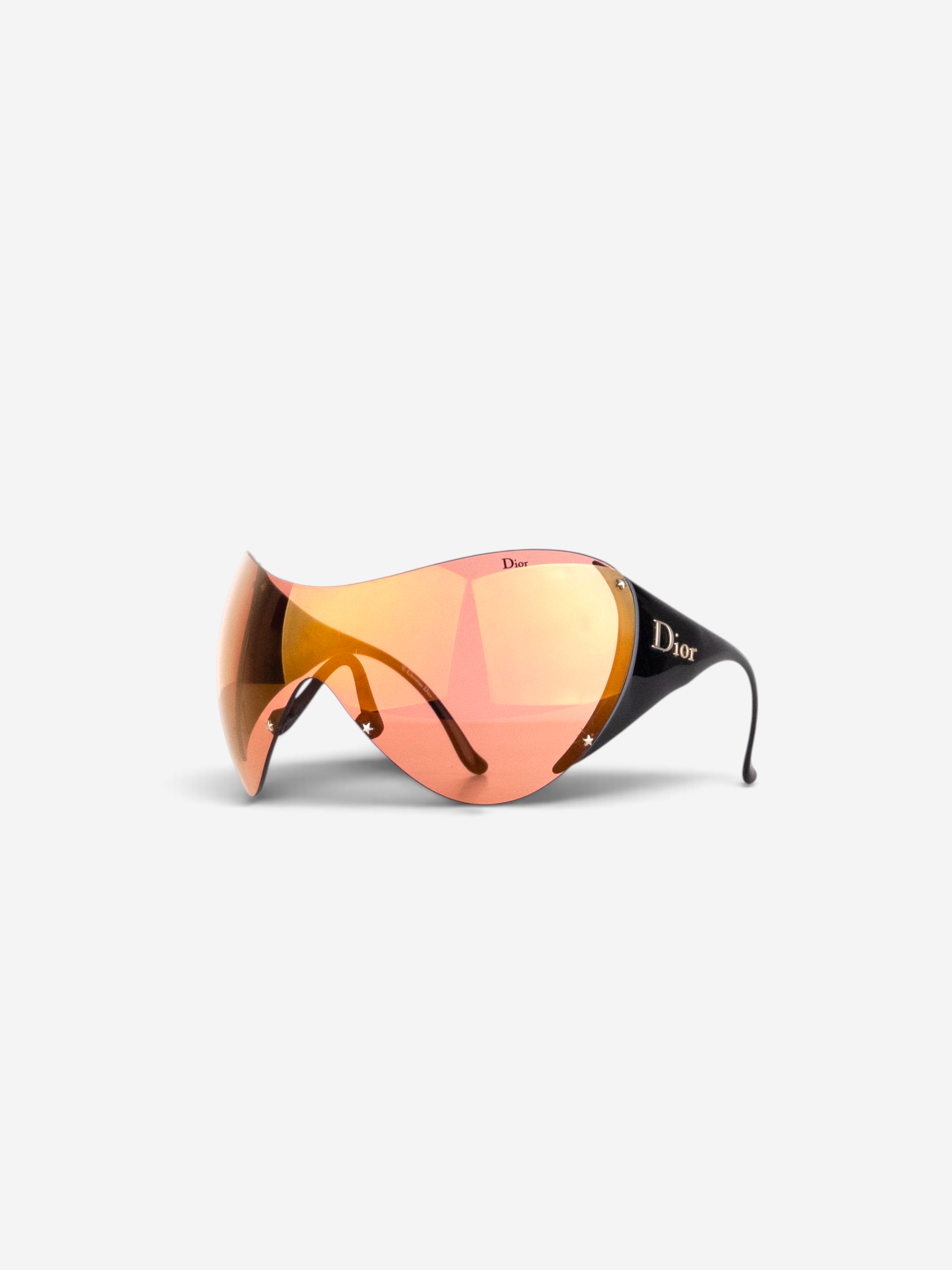Dior by Galliano SS00 ‘Ski 1’ Wrap Mask Shield Sunglasses – front view