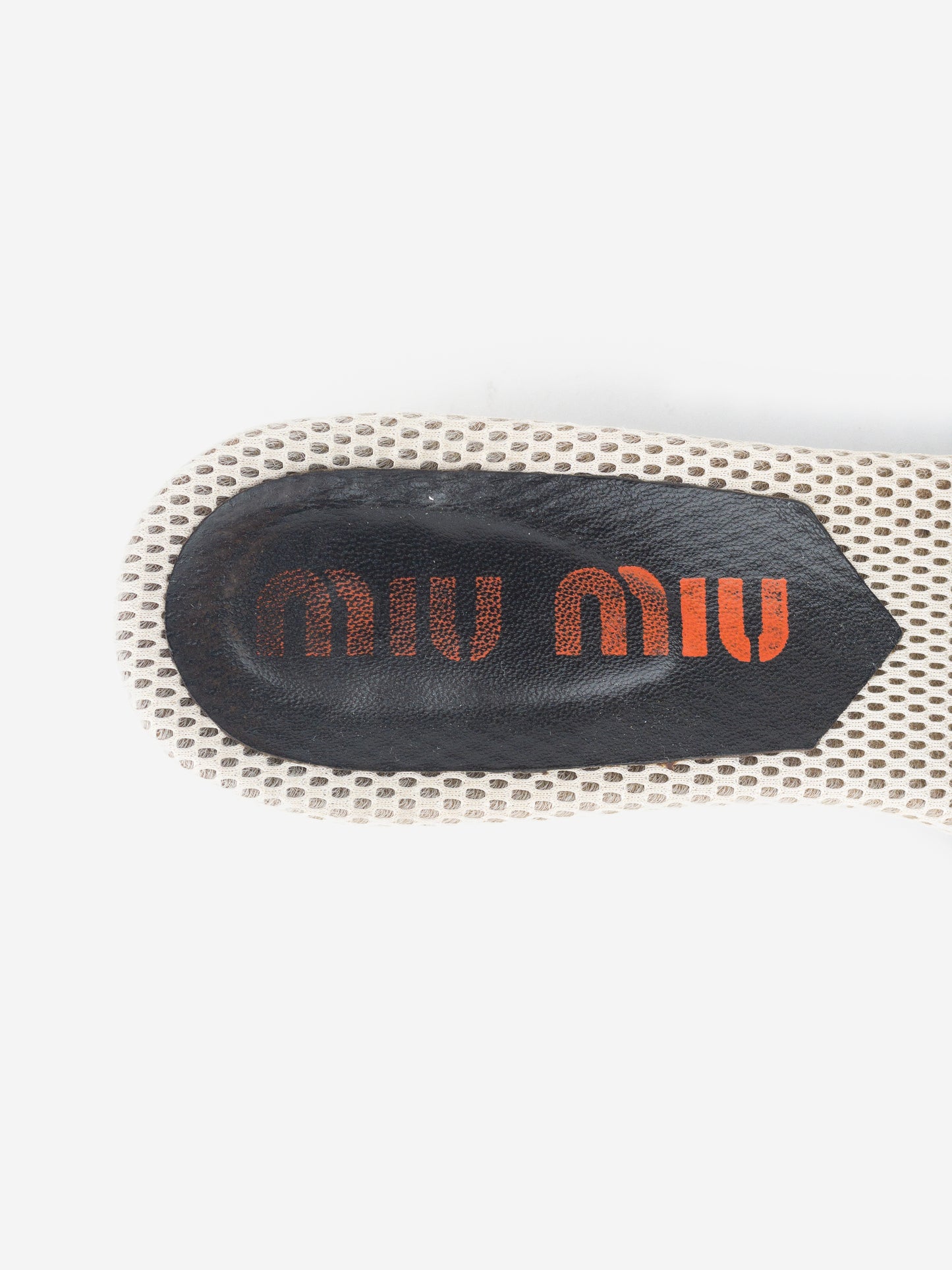 Miu Miu SS99 Neon Sports Sandal Kitten Heel Mules