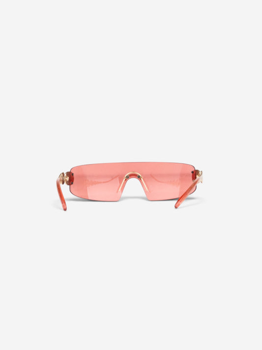 Dior by Galliano SS04 ‘Millenium’ Ruthenium Wrap Mask Shield Sunglasses – view 5
