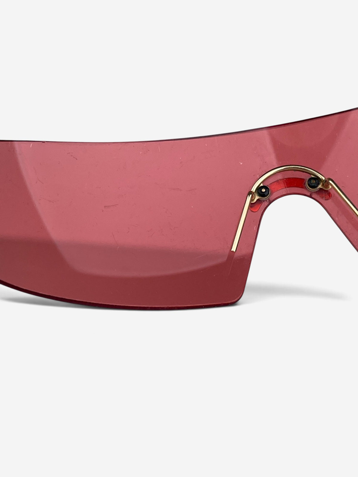 Dior by Galliano SS04 ‘Millenium’ Ruthenium Wrap Mask Shield Sunglasses – view 6
