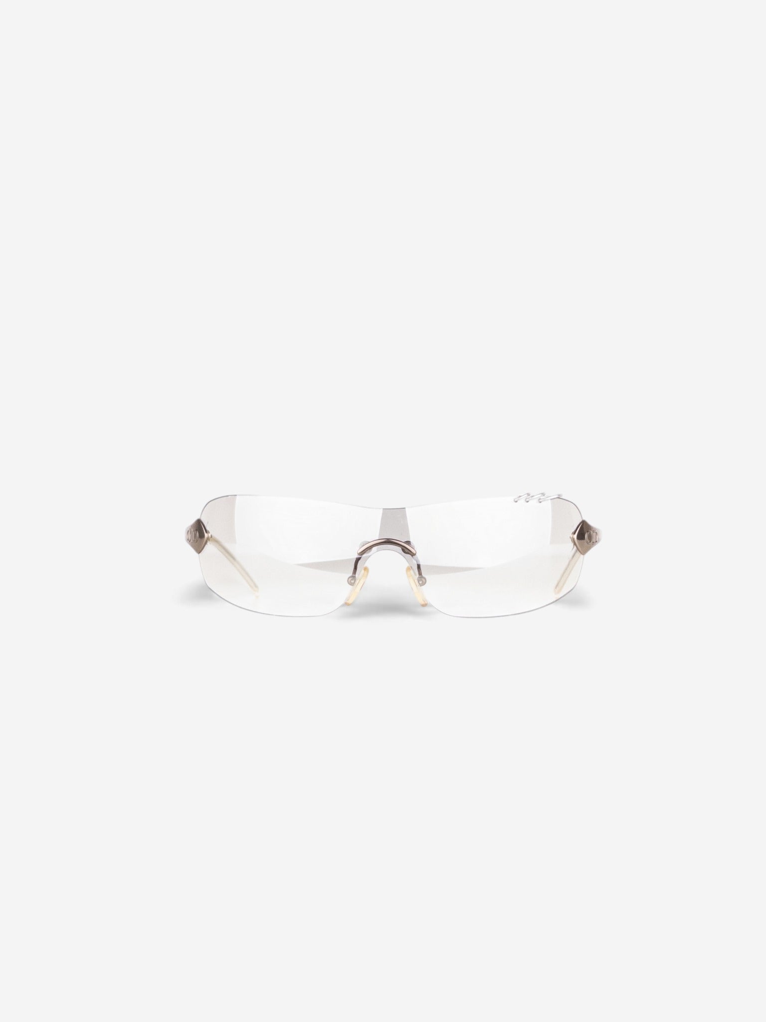 Dior by Galliano SS00 'Piercing' Wrap Mask Shield Sunglasses – front view