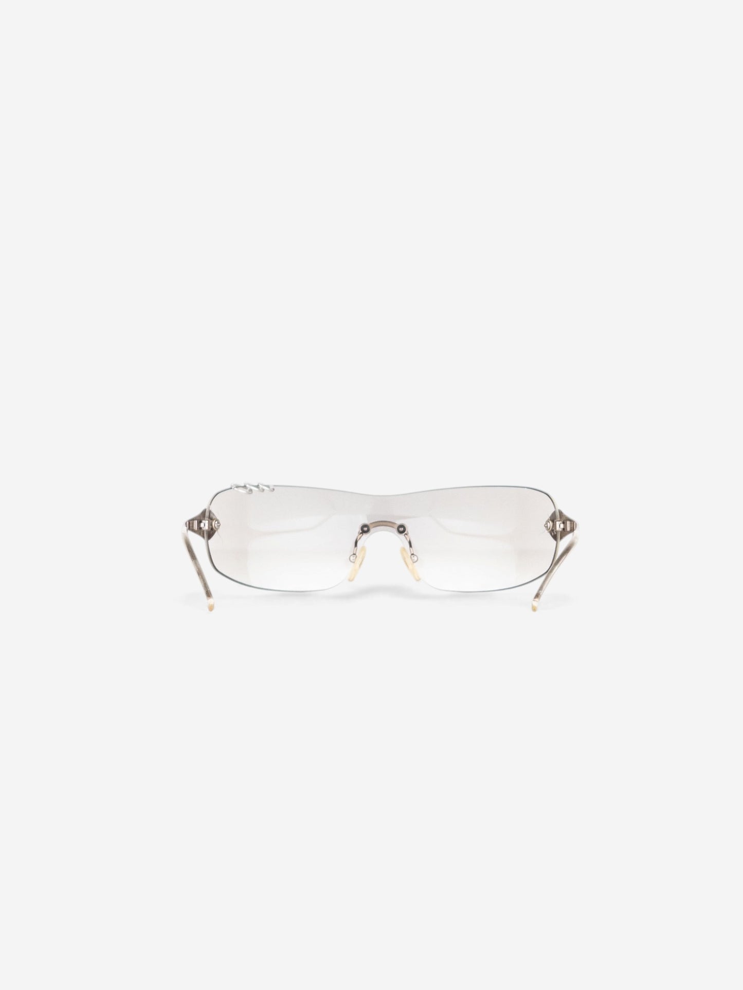 Dior by Galliano SS00 'Piercing' Wrap Mask Shield Sunglasses – back view
