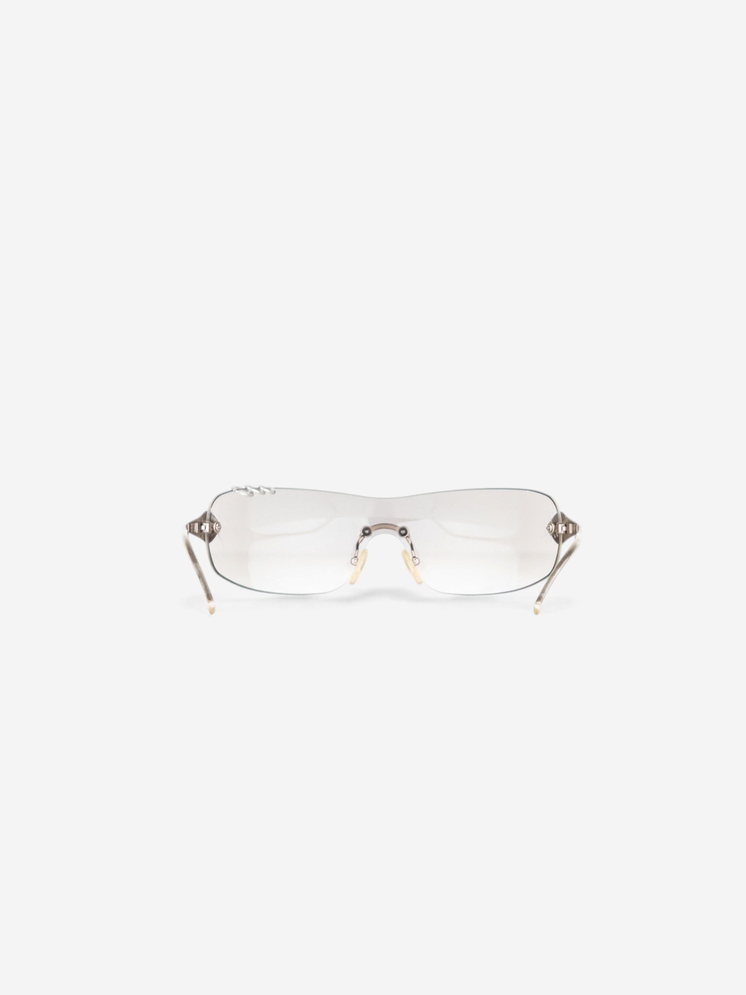 Dior by Galliano SS00 'Piercing' Wrap Mask Shield Sunglasses – back view
