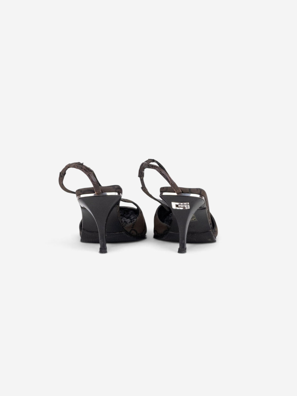 Gucci by Tom Ford SS98 Square Toe Crystal Slingback Pump Heels – view 4