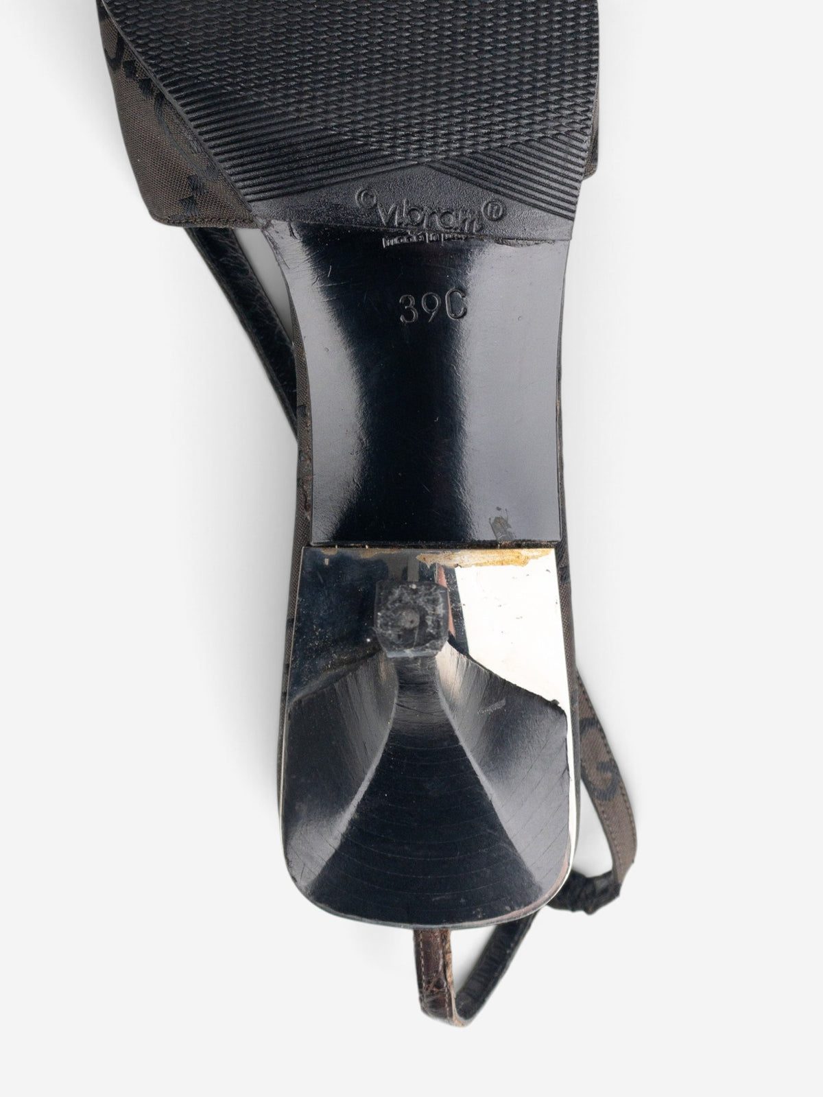 Gucci by Tom Ford SS98 Square Toe Crystal Slingback Pump Heels – view 10