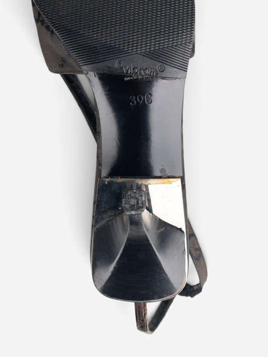 Gucci by Tom Ford SS98 Square Toe Crystal Slingback Pump Heels – view 10