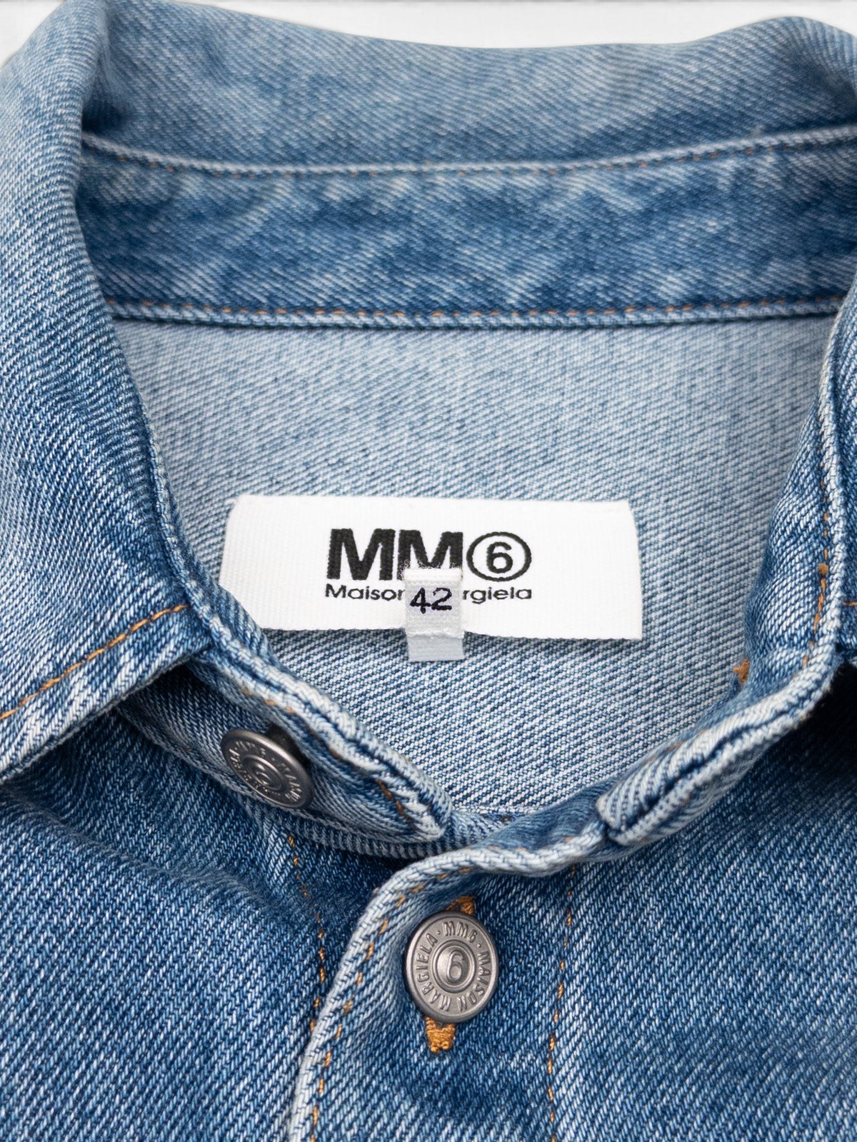 Maison Margiela MM6 AW21 One-Pocket Denim Jacket – view 4