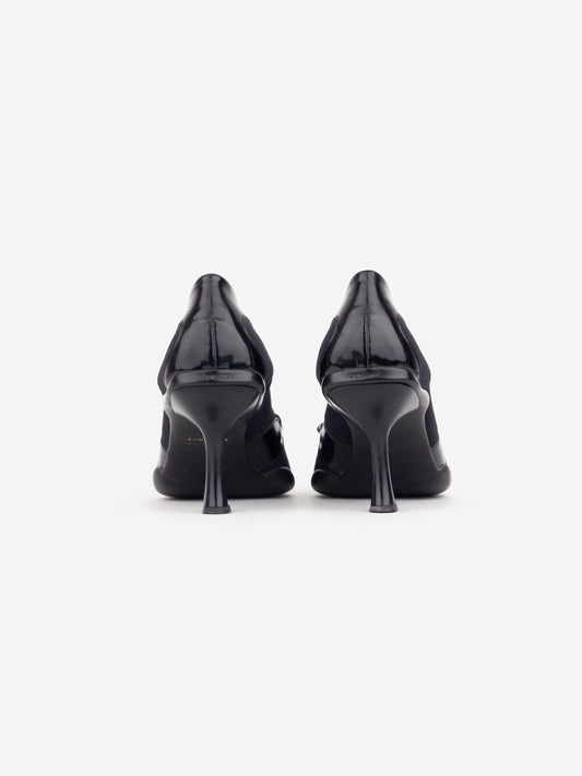 Prada SS00 Square-Toe Neoprene Mary-Jane Kitten Pump Heels – photo 7
