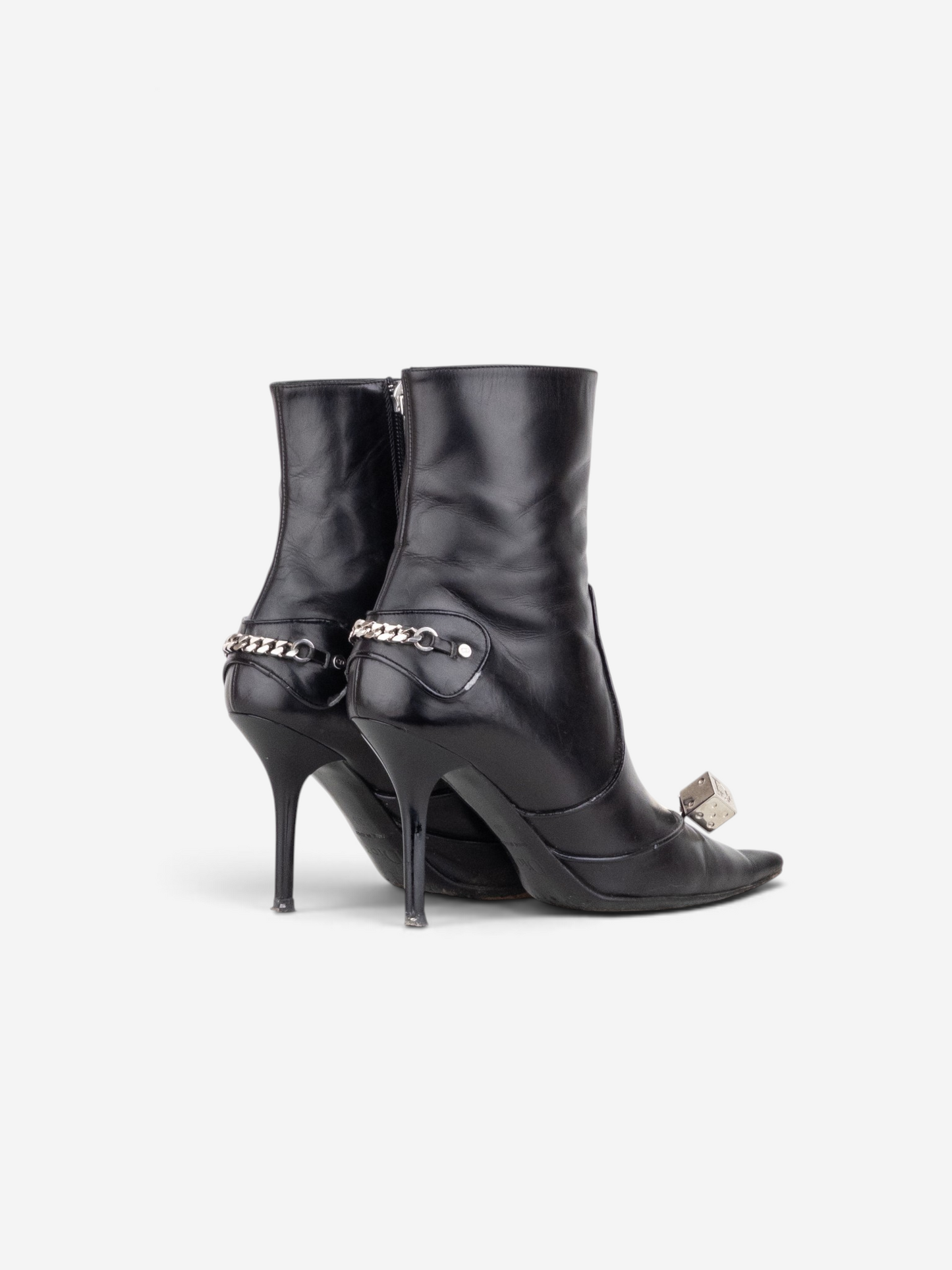 Dior by Galliano AW04 ‘Gambler Dice’ Heel Ankle Boots – product view 2