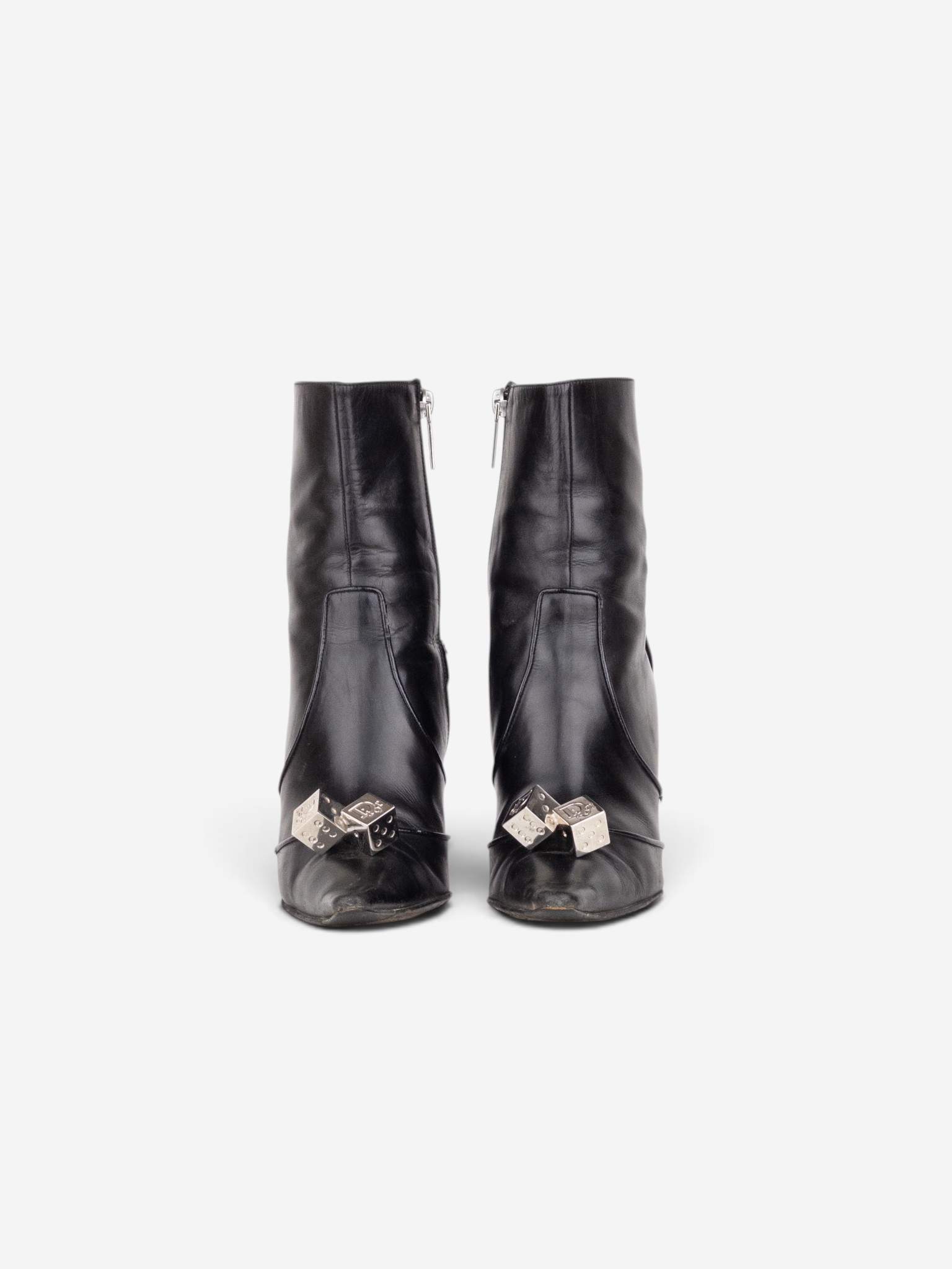 Dior by Galliano AW04 ‘Gambler Dice’ Heel Ankle Boots – product view 3