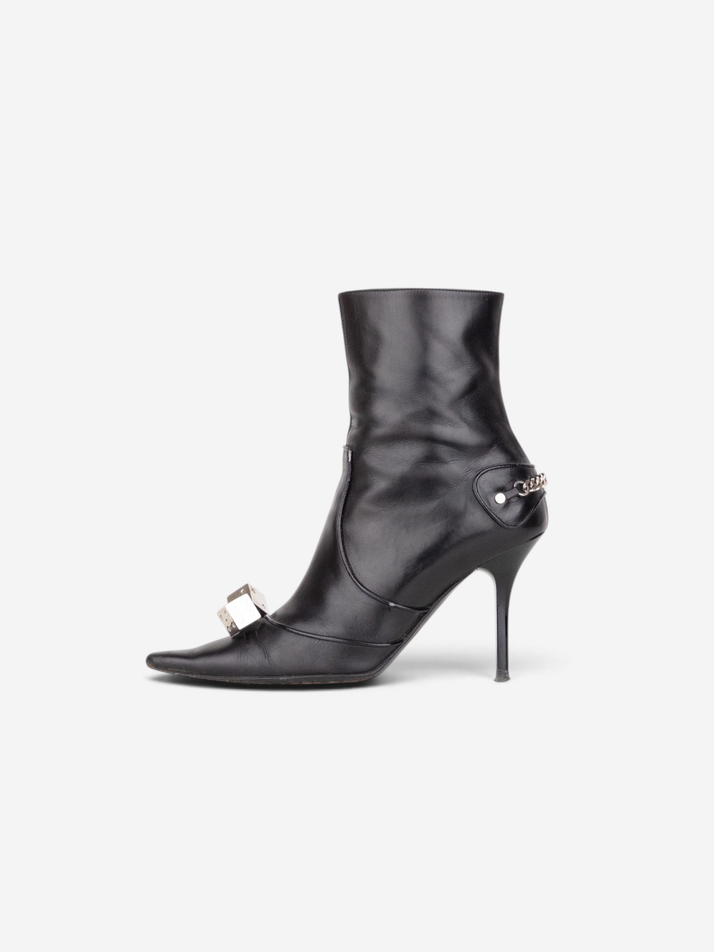 Dior by Galliano AW04 ‘Gambler Dice’ Heel Ankle Boots – product view 5