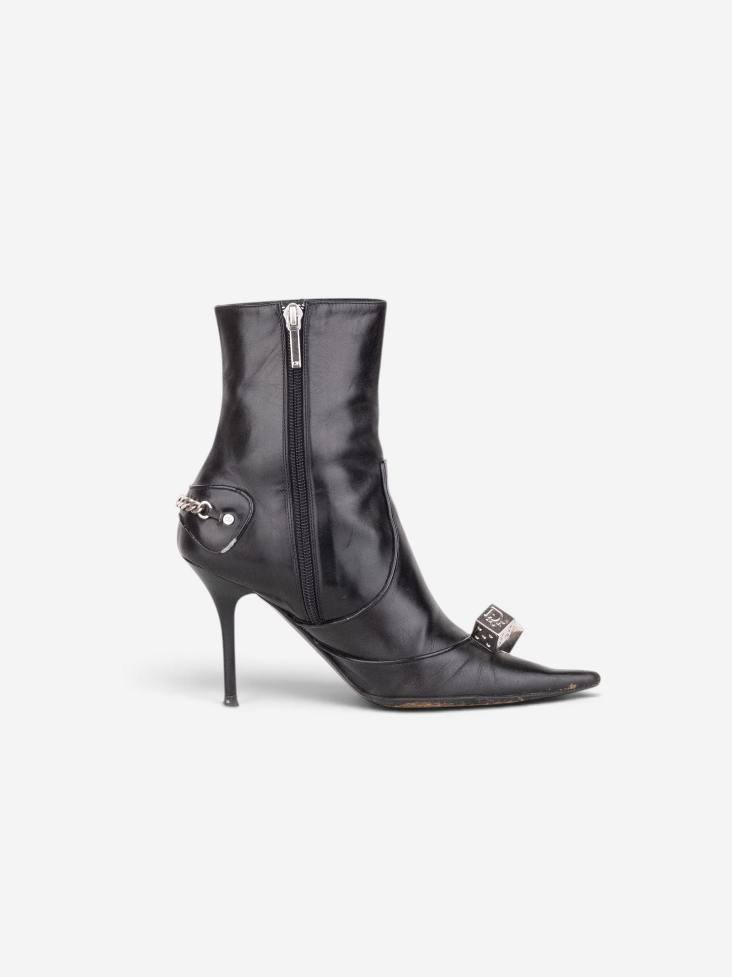 Dior by Galliano AW04 ‘Gambler Dice’ Heel Ankle Boots – product view 6