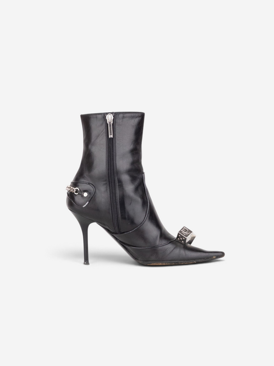 Dior by Galliano AW04 ‘Gambler Dice’ Heel Ankle Boots – product view 6