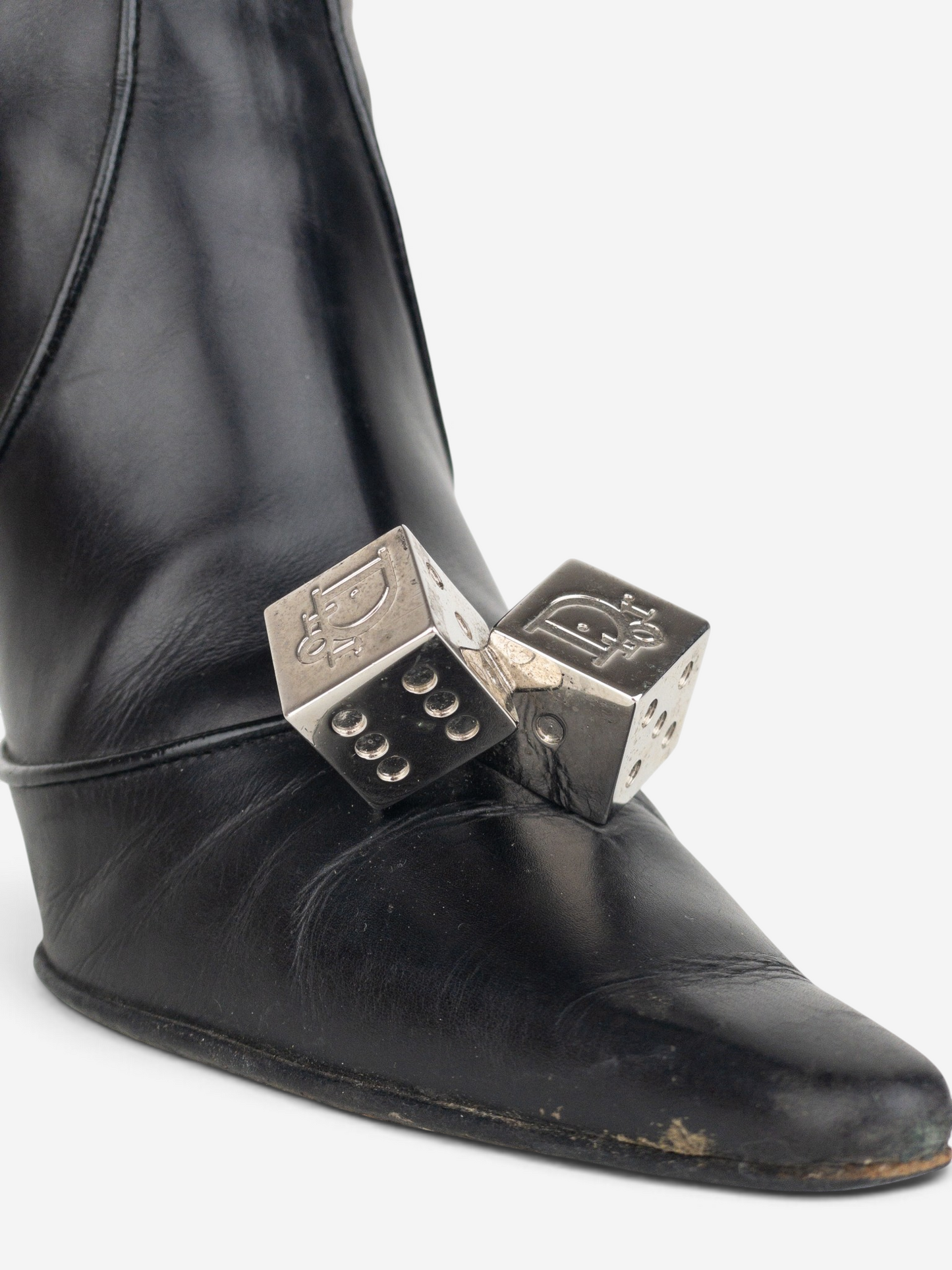 Dior by Galliano AW04 ‘Gambler Dice’ Heel Ankle Boots – product view 8