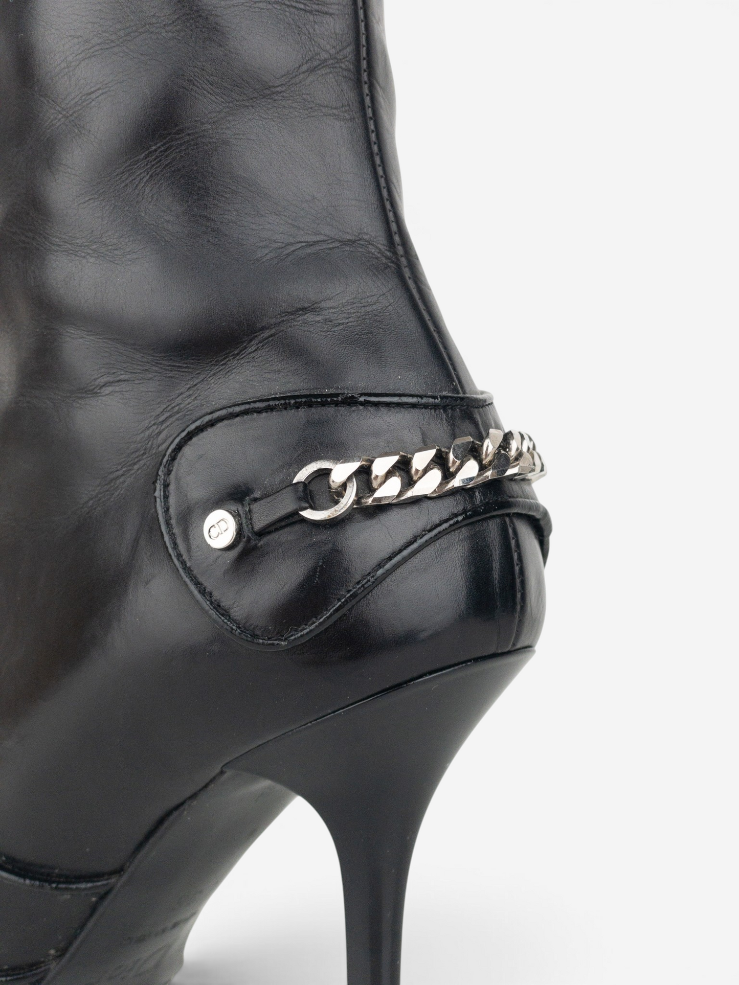 Dior by Galliano AW04 ‘Gambler Dice’ Heel Ankle Boots – product view 9
