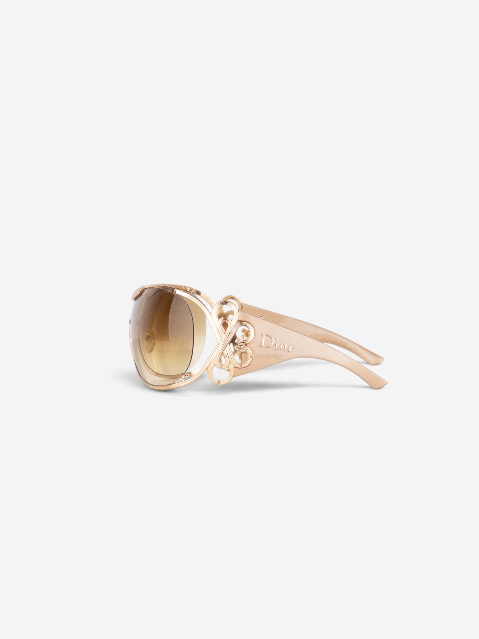 Dior by Galliano 2000s 'Diori' Wrap Mask Shield Sunglasses – side view