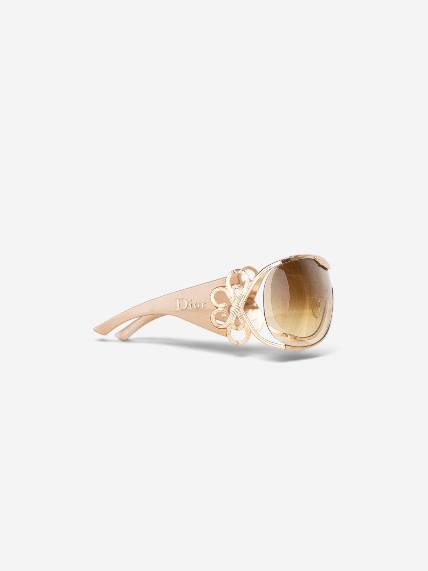 Dior by Galliano 2000s 'Diori' Wrap Mask Shield Sunglasses – side view from the other side