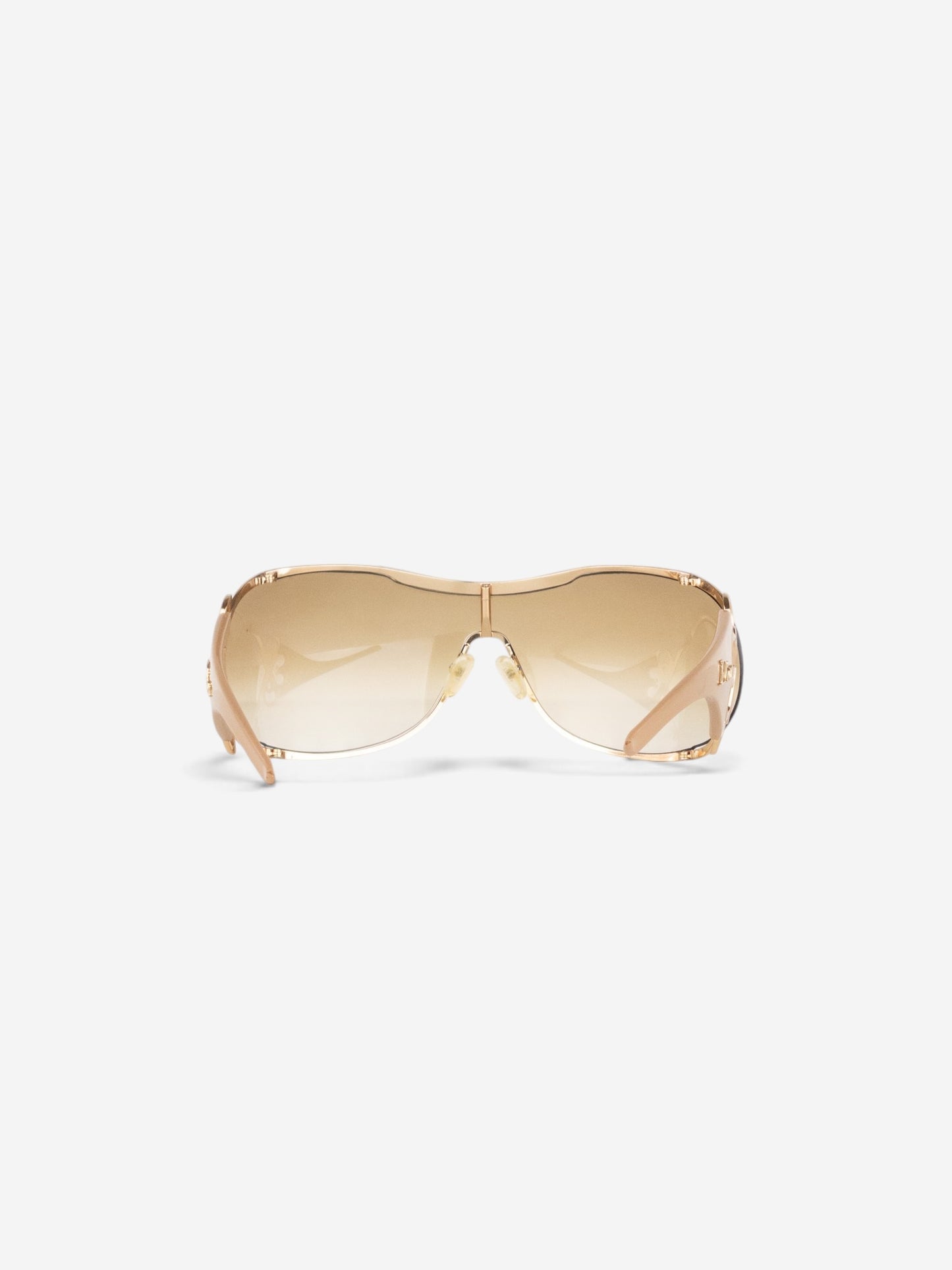 Dior by Galliano 2000s 'Diori' Wrap Mask Shield Sunglasses – back view