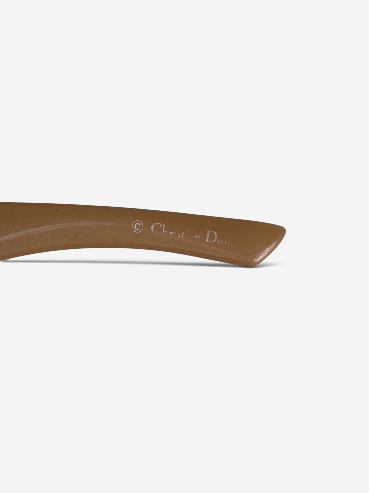 Dior by Galliano 2000s 'Diori' Wrap Mask Shield Sunglasses – brand marking detail