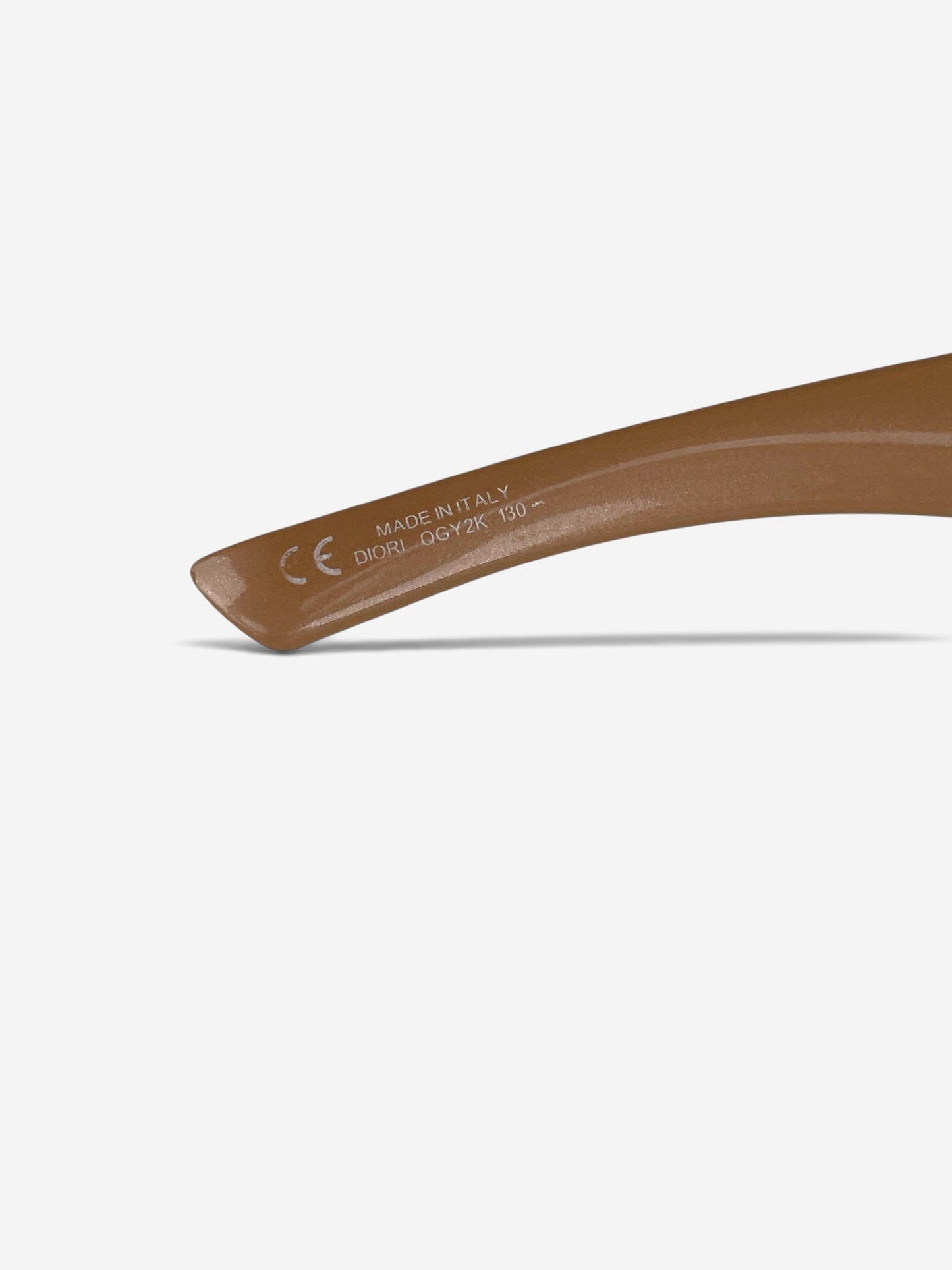 Dior by Galliano 2000s 'Diori' Wrap Mask Shield Sunglasses – model number engraving detail