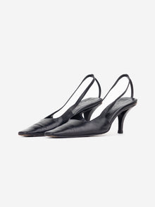 Gucci by Tom Ford SS98 Square Toe Crystal Slingback Pump Heels