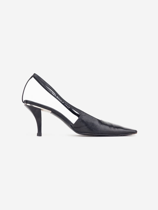 Gucci by Tom Ford SS98 Square Toe Crystal Slingback Pump Heels – photo 5
