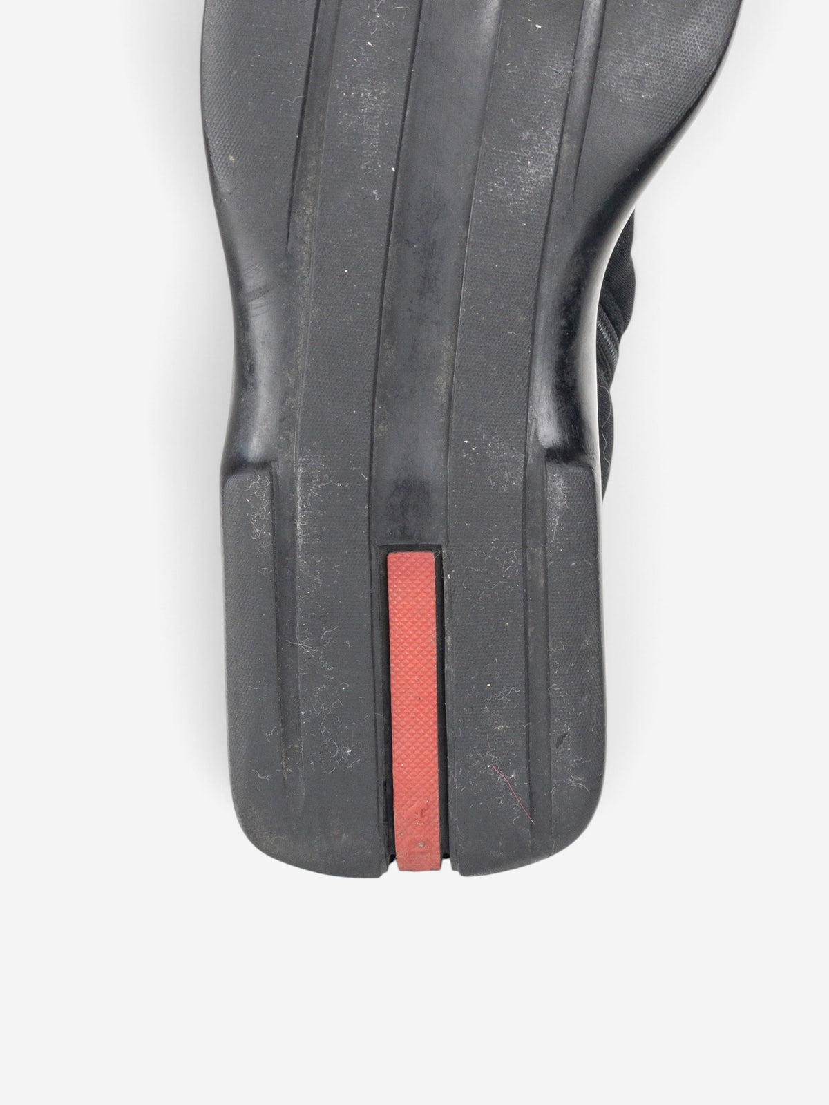 Prada AW99 Mid-Calf Square-Toe Neoprene Astro Moto Biker Boots – view 11