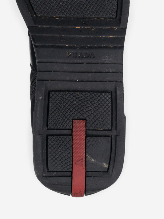 Prada 2000s Knee-High Boxing Racing Lace-Up Sneaker Boots – sole detail