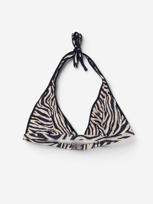 Dior by Galliano 2000s Zebra Print Bikini Set – bikini top