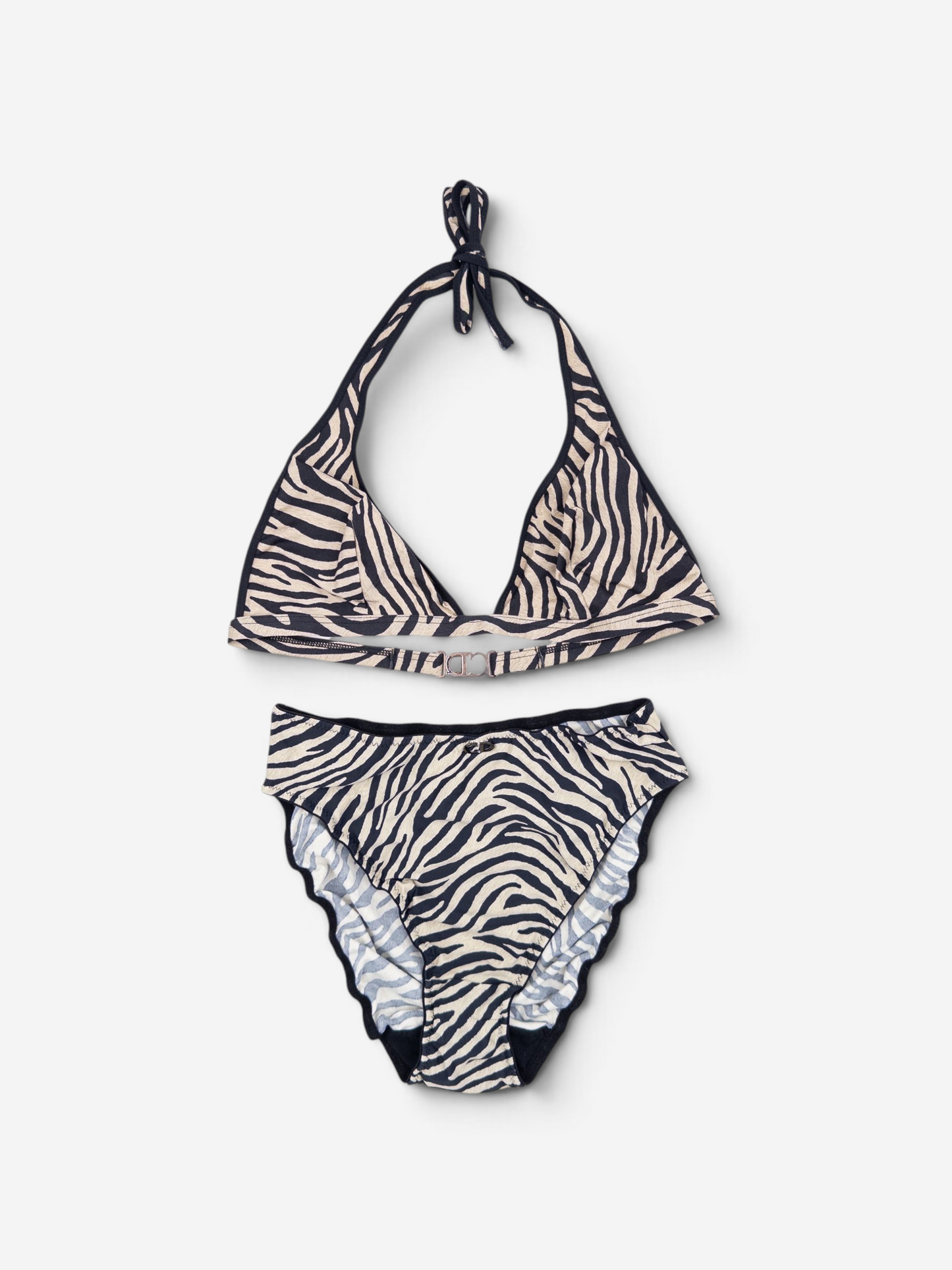 Dior by Galliano 2000s Zebra Print Bikini Set – full set