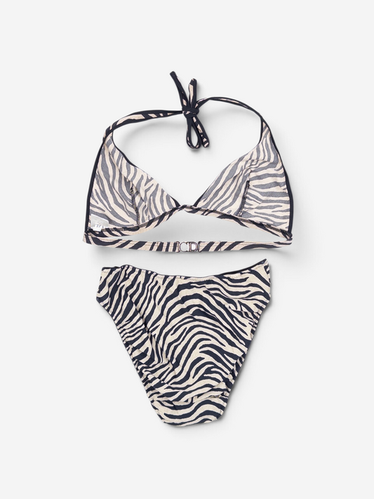 Dior by Galliano 2000s Zebra Print Bikini Set – full set