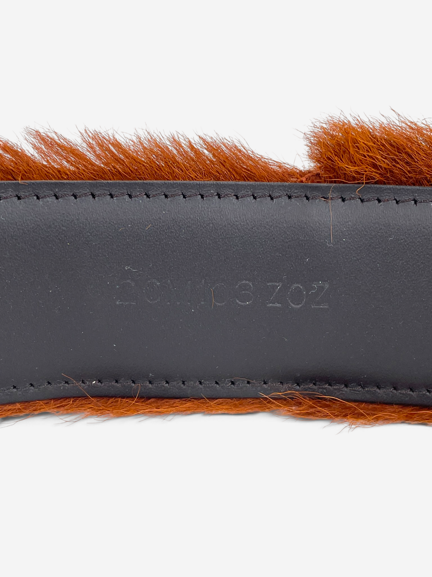 Prada AW17 Fur Belt – detail view 4
