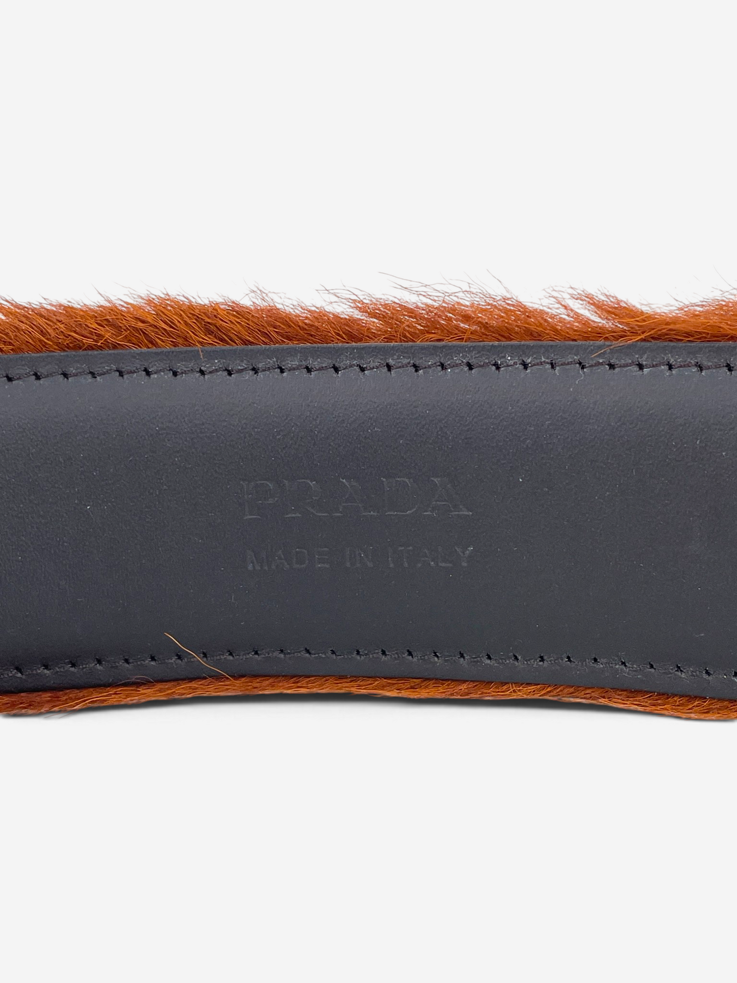 Prada AW17 Fur Belt – detail view 5