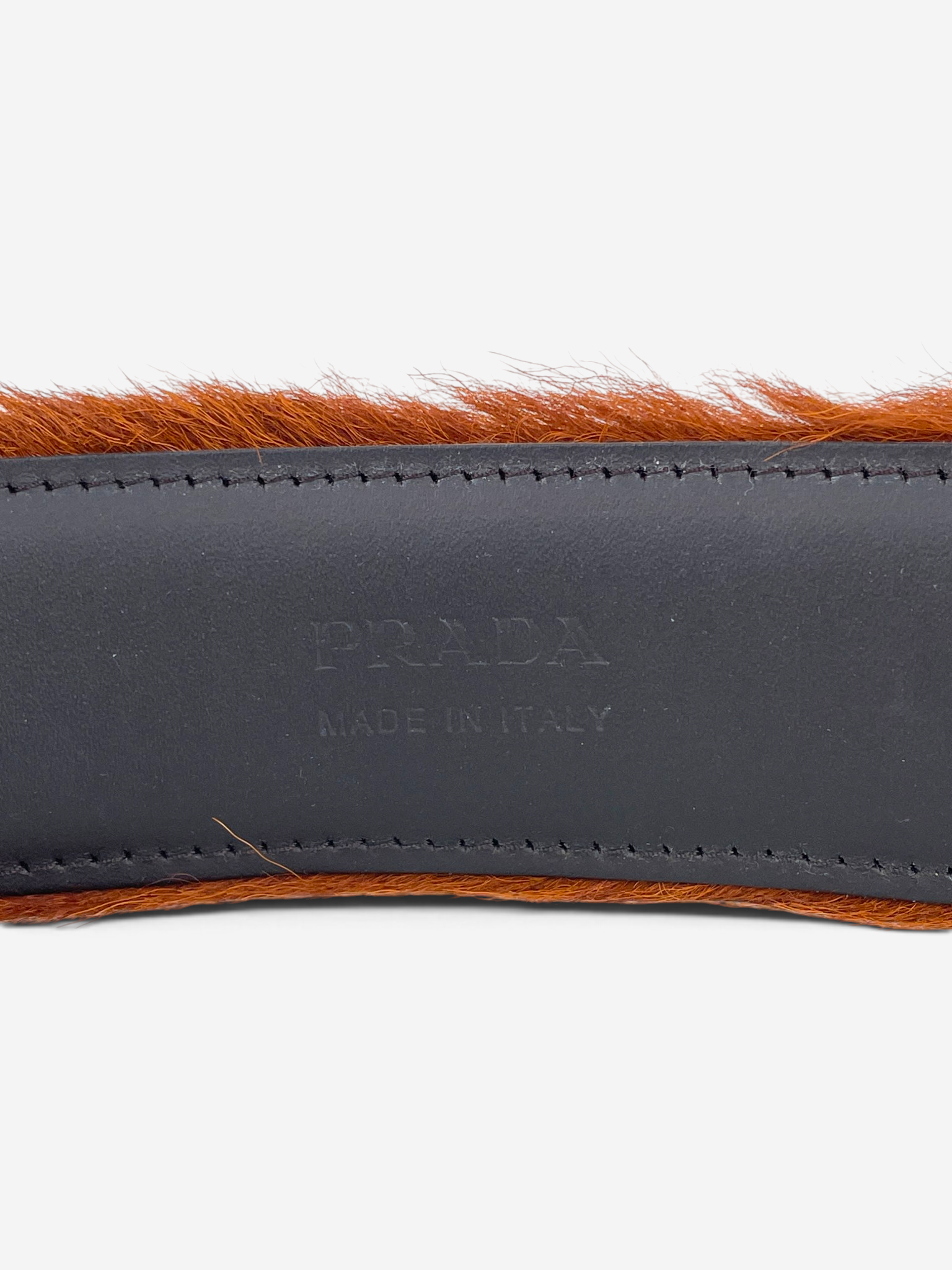 Prada AW17 Fur Belt – detail view 5