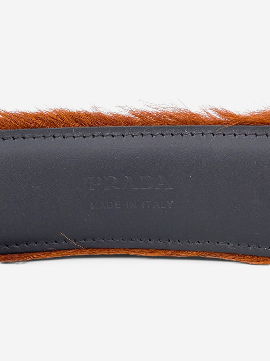 Prada AW17 Fur Belt – detail view 5