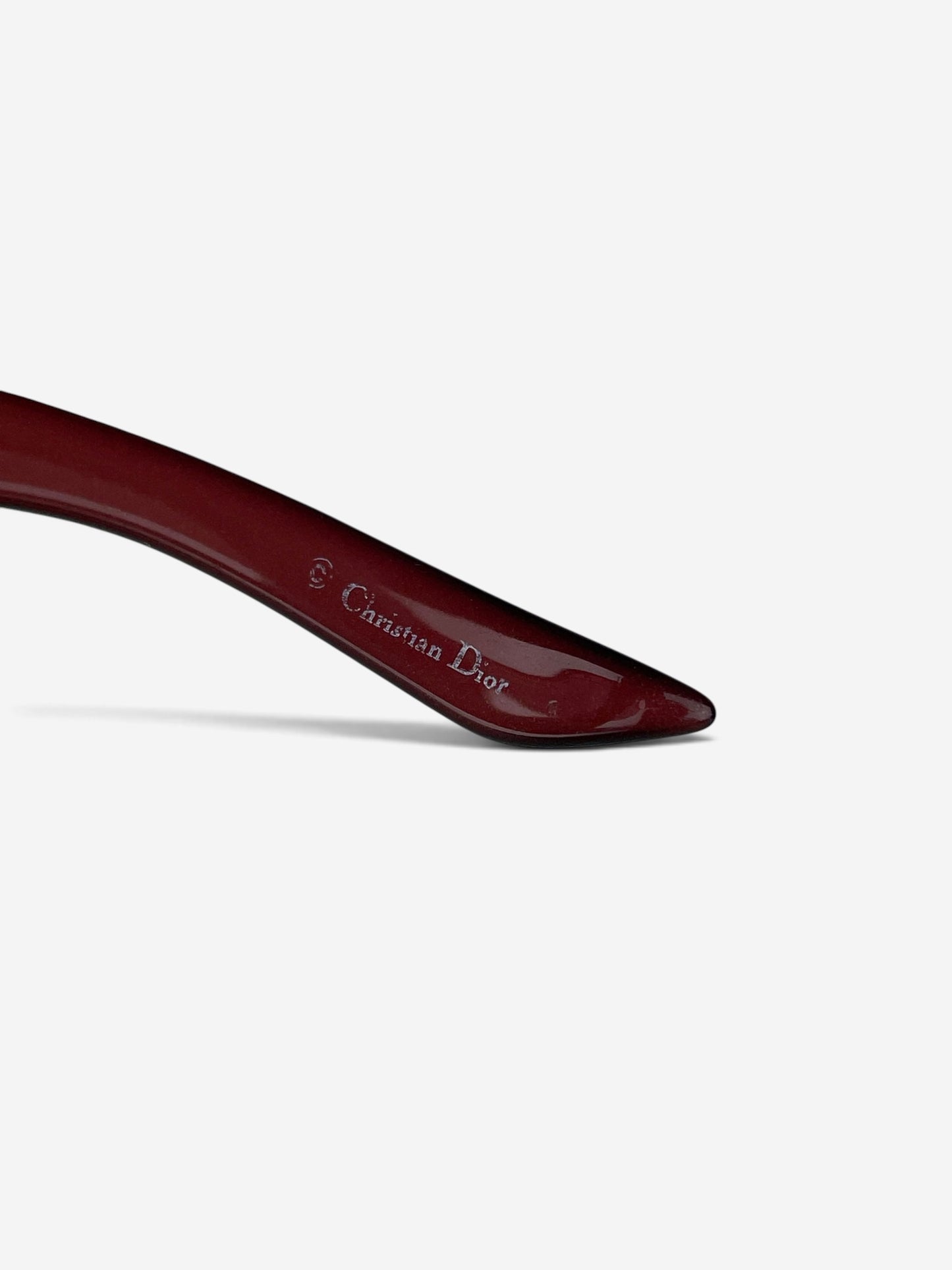 Dior by Galliano 2000s 'Airspeed 1' Logo Wrap Mask Shield Sunglasses – brand marking detail